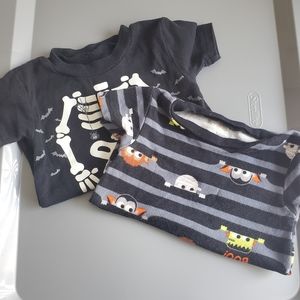 Toddler Boy Halloween Pj shirts